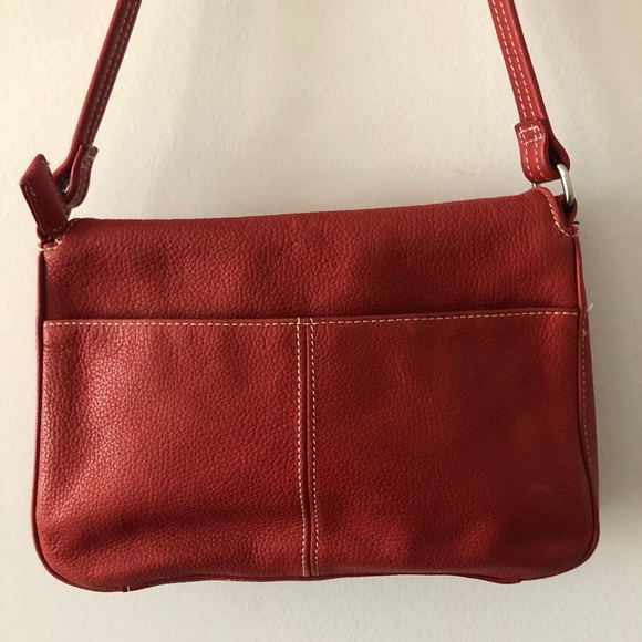 Tignanello Red Leather Purse - Picture 2 of 6